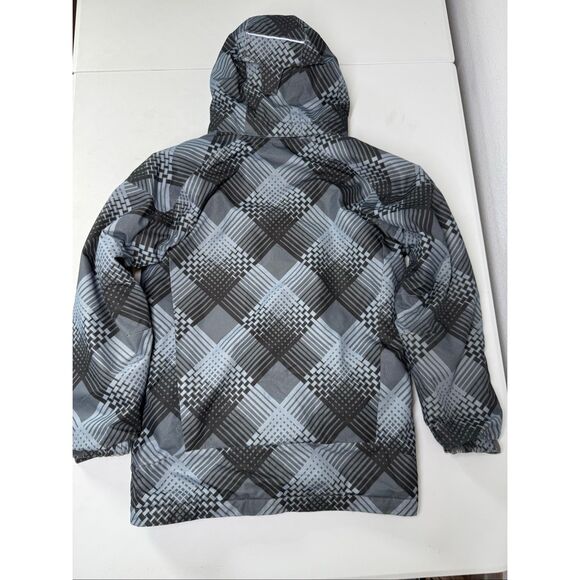 Columbia Boy's Twist Tip Ski Jacket Gray Colorblock Size M 10-12 See Description - Picture 14 of 16